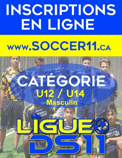 inscription ligues soccer11