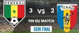 Ligue soccer 11 ashm semi final Senegal 3- 2 Tchad