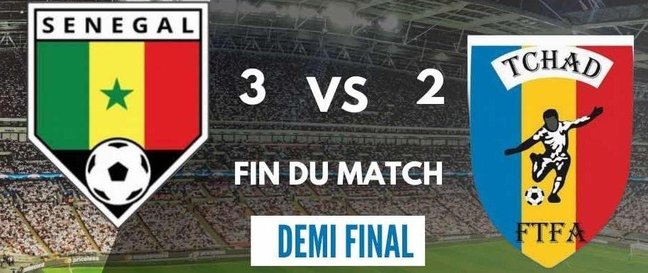 Ligue soccer 11 ashm semi final Senegal 3- 2 Tchad
